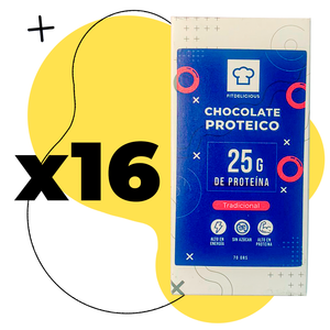 Pack Nocturno X16 Chocolates proteicos - Fitdelicious